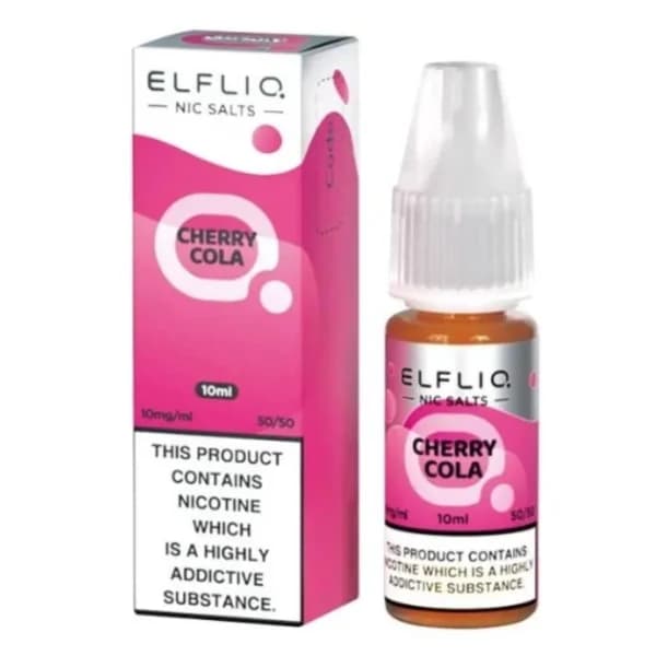 ElfLiq Cherry Cola 10mg – Nic Salt E-Liquid
