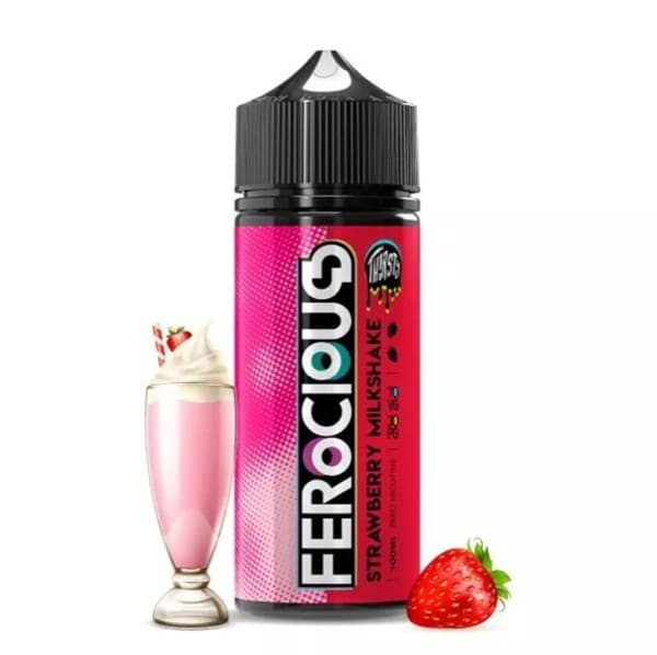 Ferocious Strawberry Milkshake 100ml – Shortfill E-Liquid