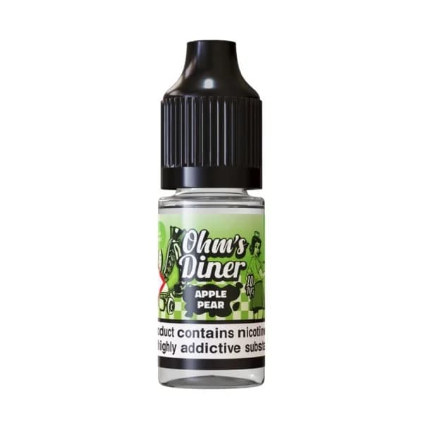 Ohms Diner Apple Pear 10mg – Nic Salt E-Liquid