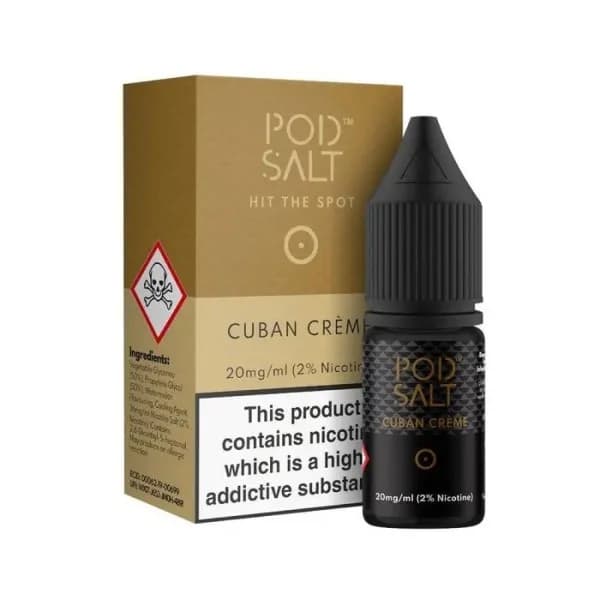POD SALT Cuban Creme 11mg – Nic Salt E-Liquid