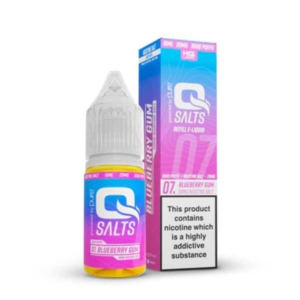 Q Salts Blueberry Gum 5mg – Nic Salt E-Liquid