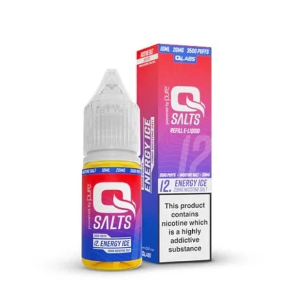 Q Salts Energy Ice 10mg – Nic Salt E-Liquid