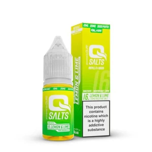 Q Salts Lemon Lime 10mg – Nic Salt E-Liquid