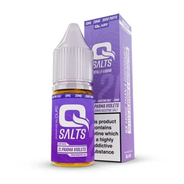 Q Salts Parma Violets 5mg – Nic Salt E-Liquid