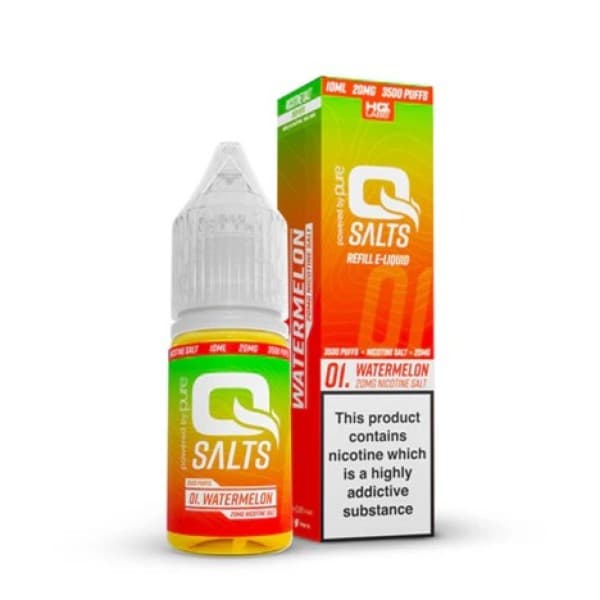Q Salts Watermelon 10mg – Nic Salt E-Liquid