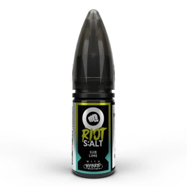 Riot Salt Sub Lime 10mg – Hybrid Nic E-Liquid
