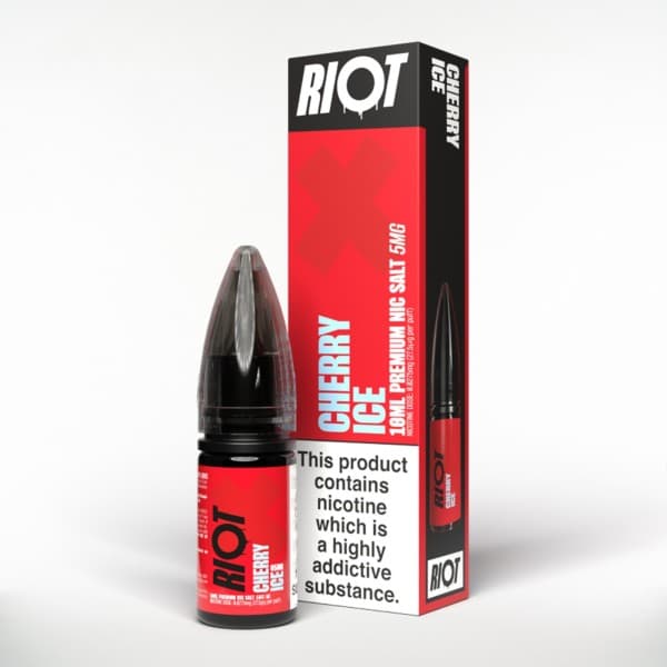 Riot X Cherry Ice 10mg – Nic Salt E-Liquid