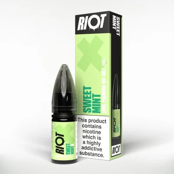 Riot X Sweet Mint 10mg – Nic Salt E-Liquid