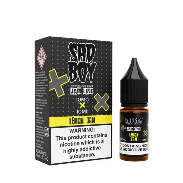 Sad Boy Lemon Jam 10mg – Nic Salt E-Liquid
