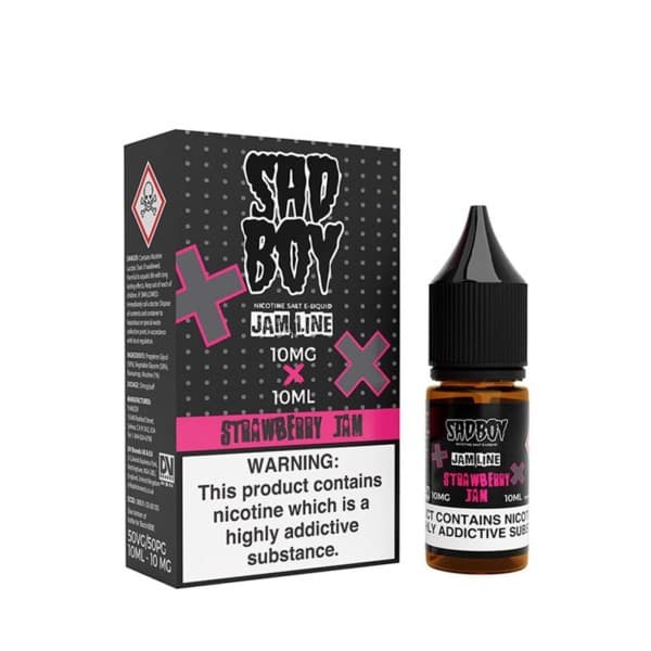Sad Boy Strawberry Jam 10mg – Nic Salt E-Liquid