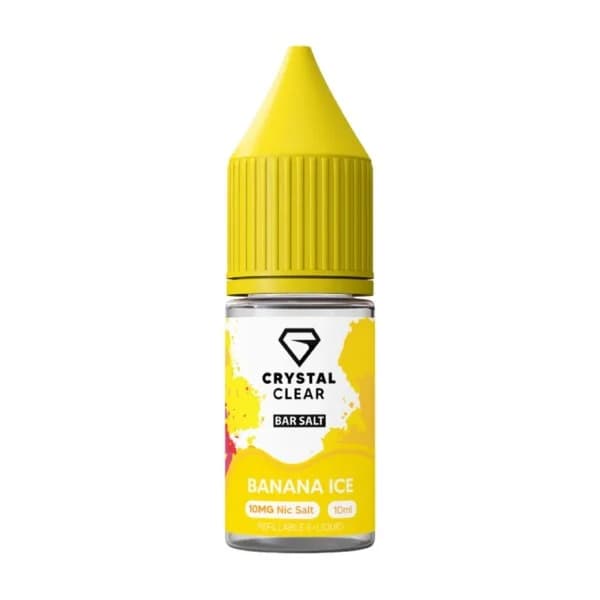 Crystal Clear Banana Ice 10mg – Nic Salt E-Liquid