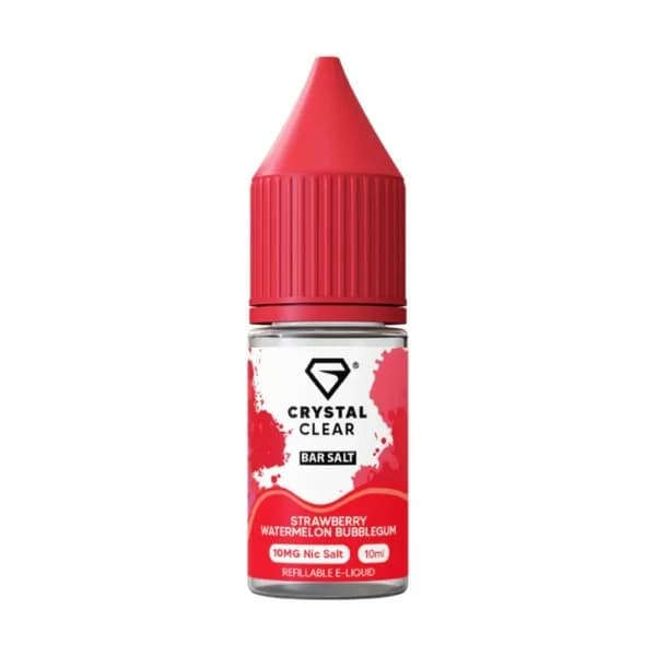 Crystal Clear Strawberry Raspberry Cherry Fusion 10mg – Nic Salt E-Liquid