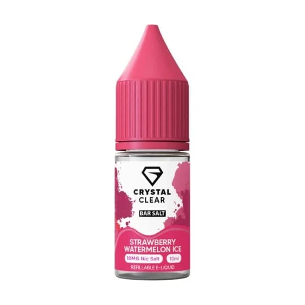 Crystal Clear Strawberry Watermelon Ice 20mg – Nic Salt E-Liquid