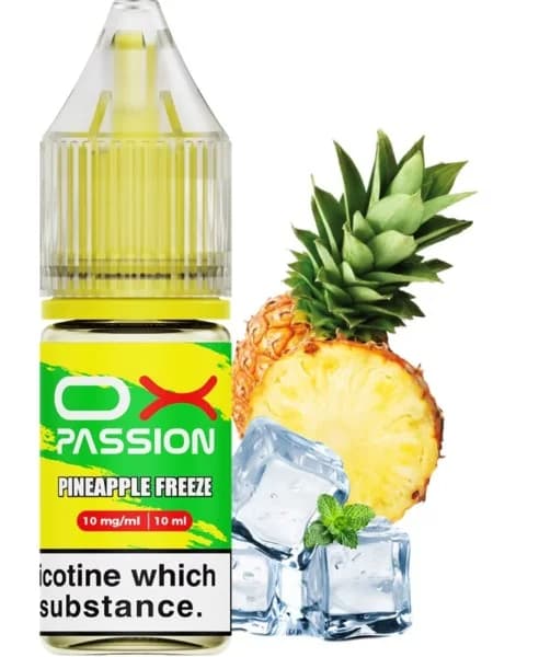Ox Passion Pineapple Freeze 10mg – Nic Salt E-Liquid