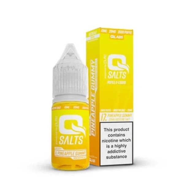 Q Salts Pineapple Gummy 10mg - Nic Salt E-Liquid