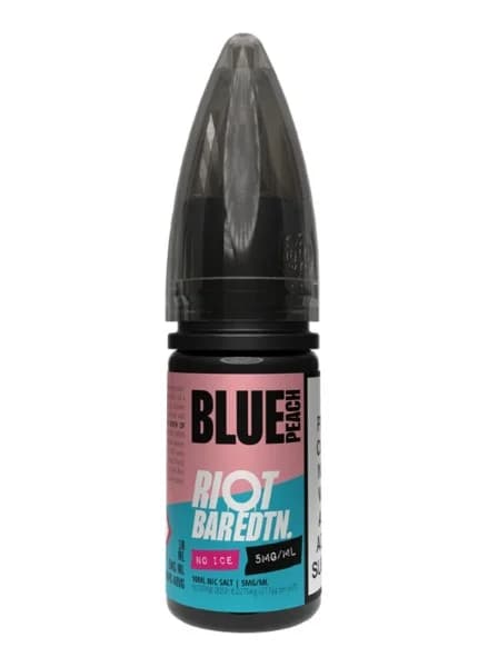 Riot BAR EDTN Blue Peach No Ice 5mg - Nic Salt E-Liquid
