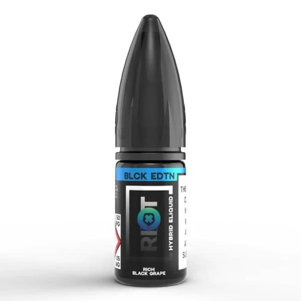 Riot Salt BLCK EDTN Rich Black Grape 10mg - Hybrid Nic E-Liquid